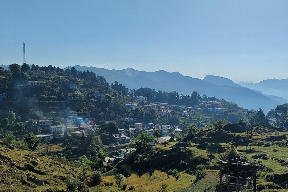 Gangolihat hills near Patal Bhuvaneshwar cave Uttarakhand