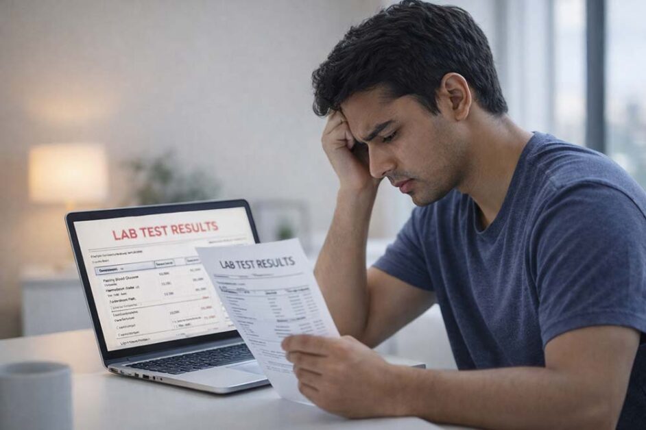 Young adult showing early signs of metabolic imbalance