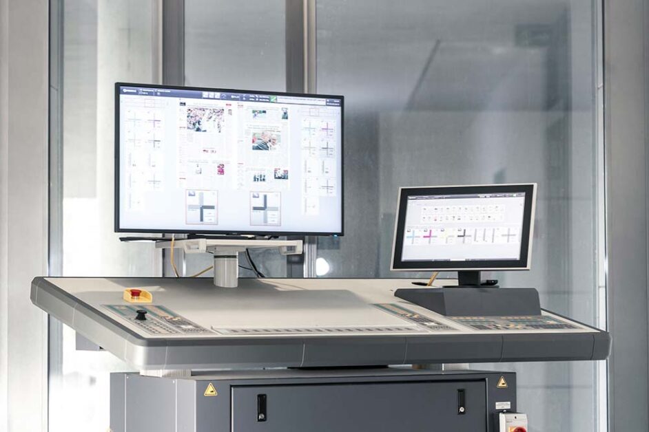 Advanced press control console improving automation efficiency and production