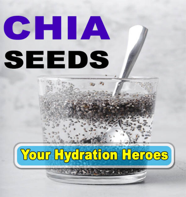 demonstrative on how to drink chia seeds