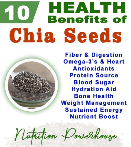 Chia seeds: Tiny superfood, enormous health benefits for vitality
