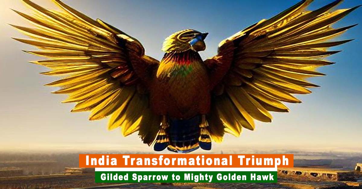 India Transformational Triumph: Gilded Sparrow to Mighty Golden Hawk