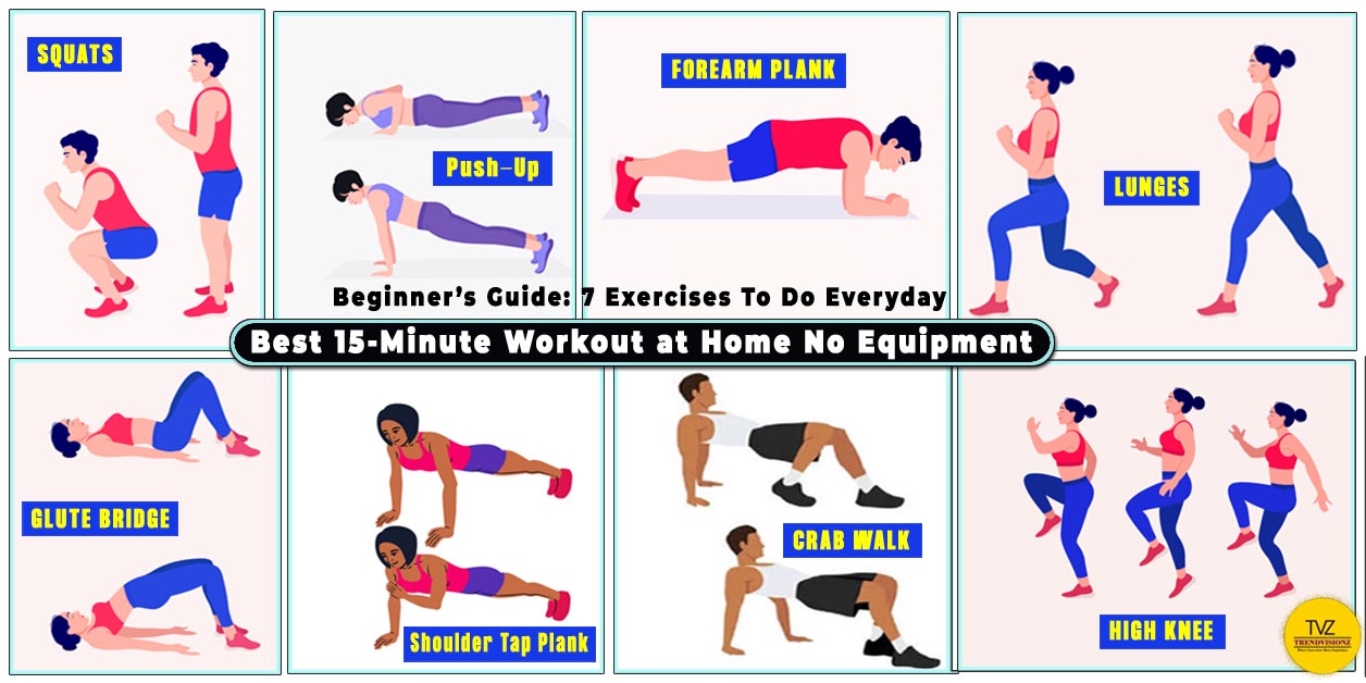 15 Minute Workout At Home No Equipment