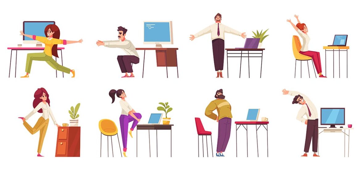 The Best Office Desk Exercises with No Equipment - Trendvisionz