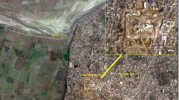 Breathtaking ISRO Cartosat satellite image showcasing the beauty of Ram Mandir Ayodhya