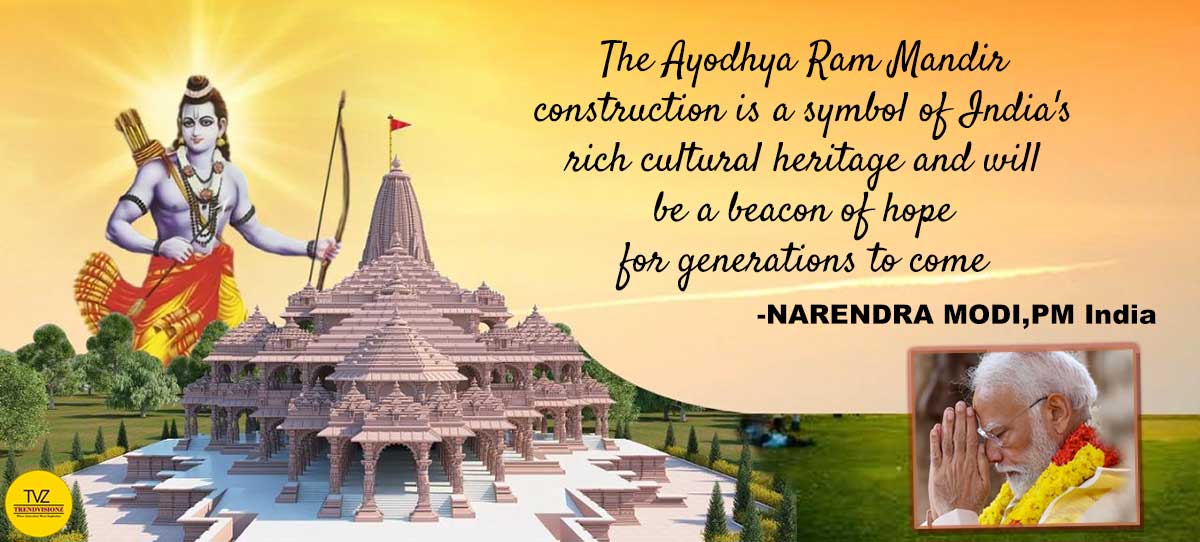 Capturing the essence of Narendra Modi, PM of India: Ram Mandir Ayodhya Quote