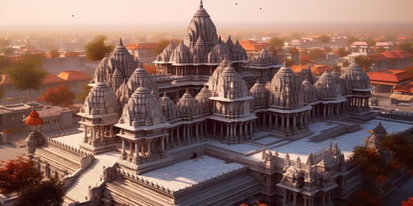 Serene Beauty: Ram Mandir Ayodhya
