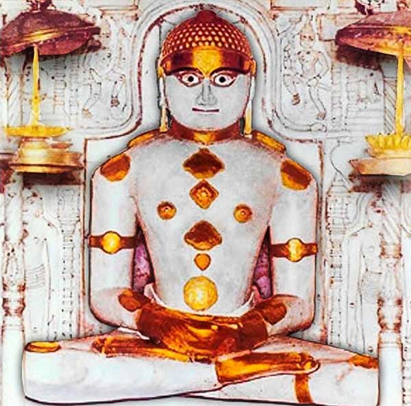 Sacred idol of Tirthankar Rushabhdev Bhagwan, Palitana, Gujarat