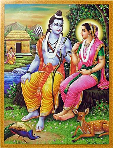 Lord Ram and Sita in Exile