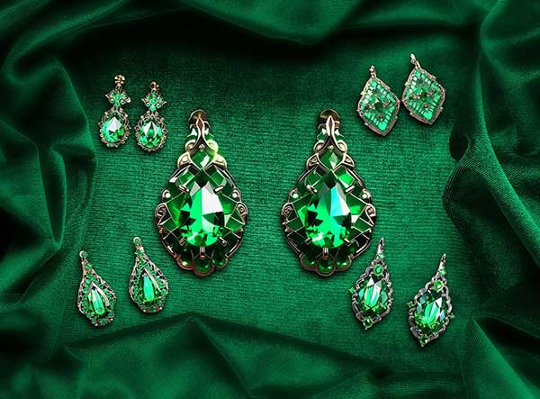 Emerald gemstone earrings: A symbol of love and prosperity