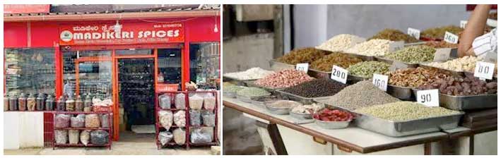 Colors and aromas of Madikeri spice market: summer destinations
