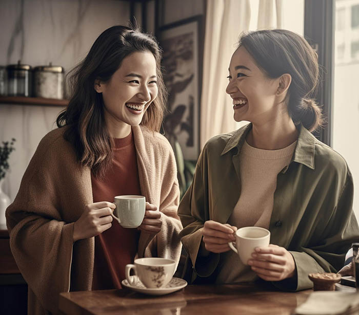 Coffee Conversations: Connecting Friends, Sharing Stories: Dialogue examples