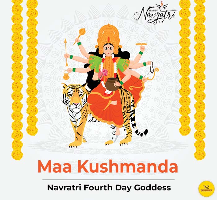 Goddess Kushmanda: Day 4 Navratri Goddess Image