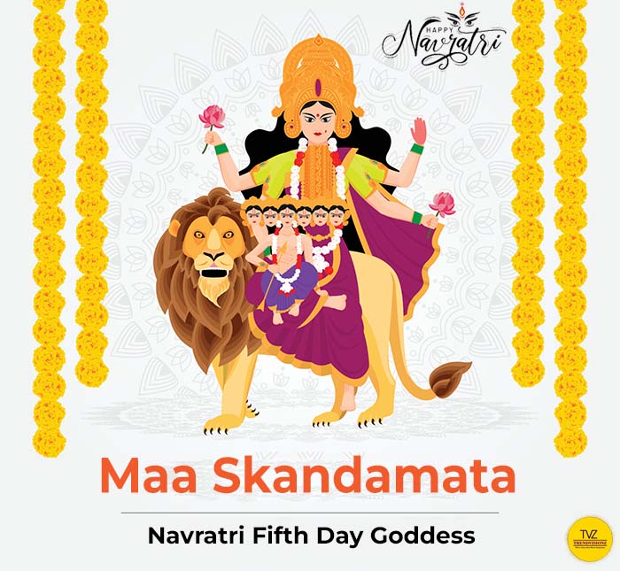 Goddess Skandamata: Day 5 Navratri Goddess Image