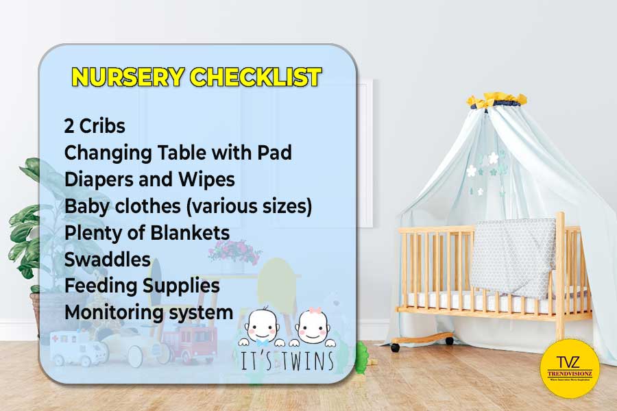 Preparing for twins: A comprehensive nursery checklist for multiples