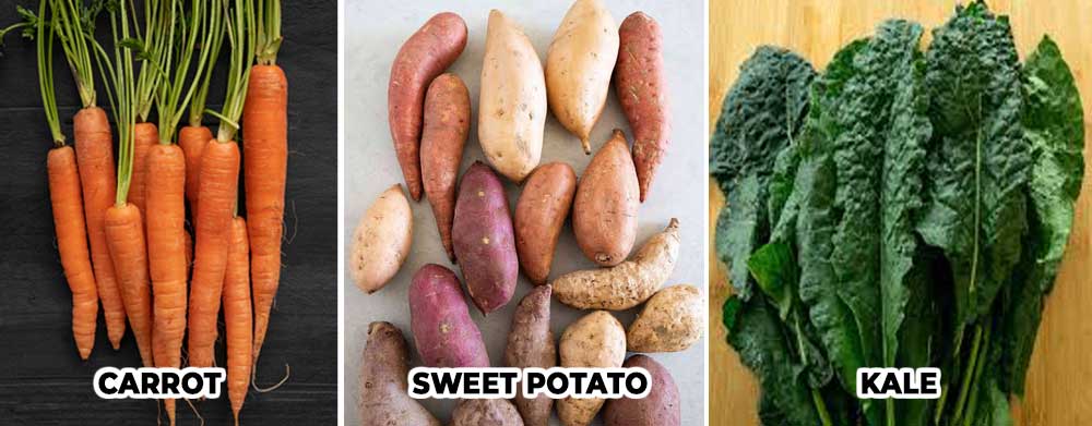 Carrots, sweet potatoes, and kale: Foods that reverse ageing