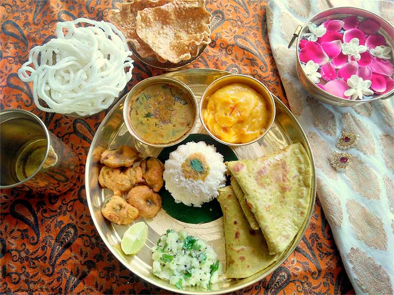 A Naivedhyam Thali: Maharashtrian Cuisine on Akshaya Tritiya 