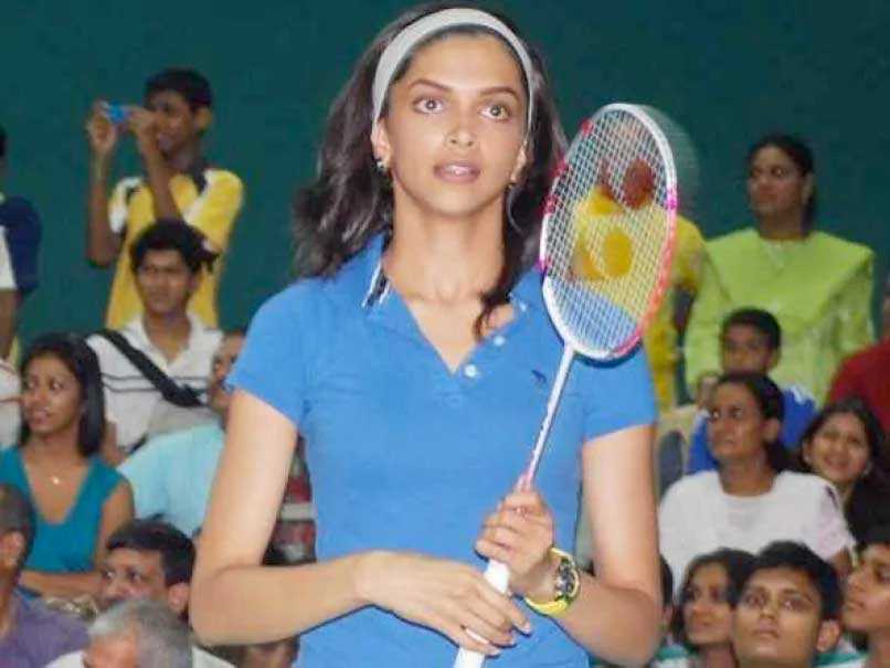 Rare Picture of Deepika Padukone Playing Badminton