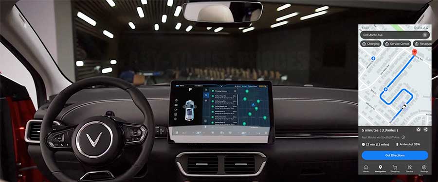 The VinFast ownership experience is enhanced by using the VinFast App