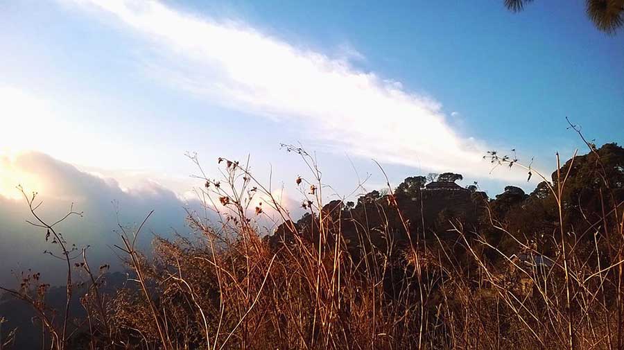 Breathtaking Kasauli Hills: Scenic view from Luxurious Accommodations