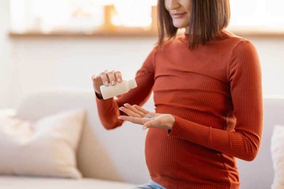 prenatal supplements with healthy diet in pregnancy