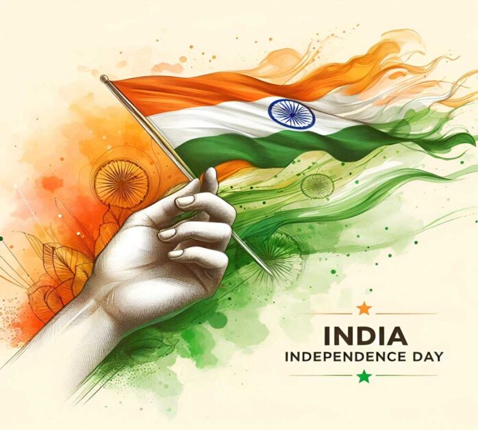 Independence Day India: The image captures the symbolism of freedom and autonomy.