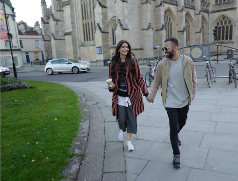 Sonam Kapoor and Anand Ahuja enjoying a romantic London escape.