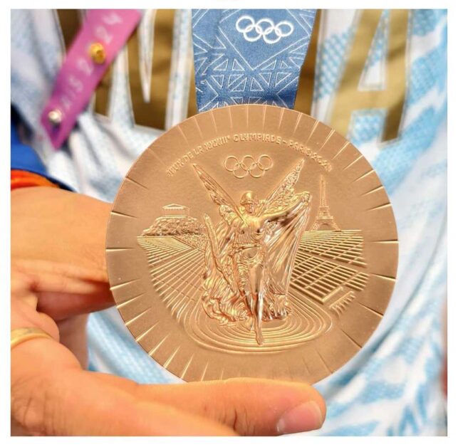 A close up look at Medal | Paris Olympic 2024