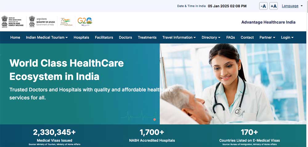 World-class healthcare services across India's advanced medical ecosystem