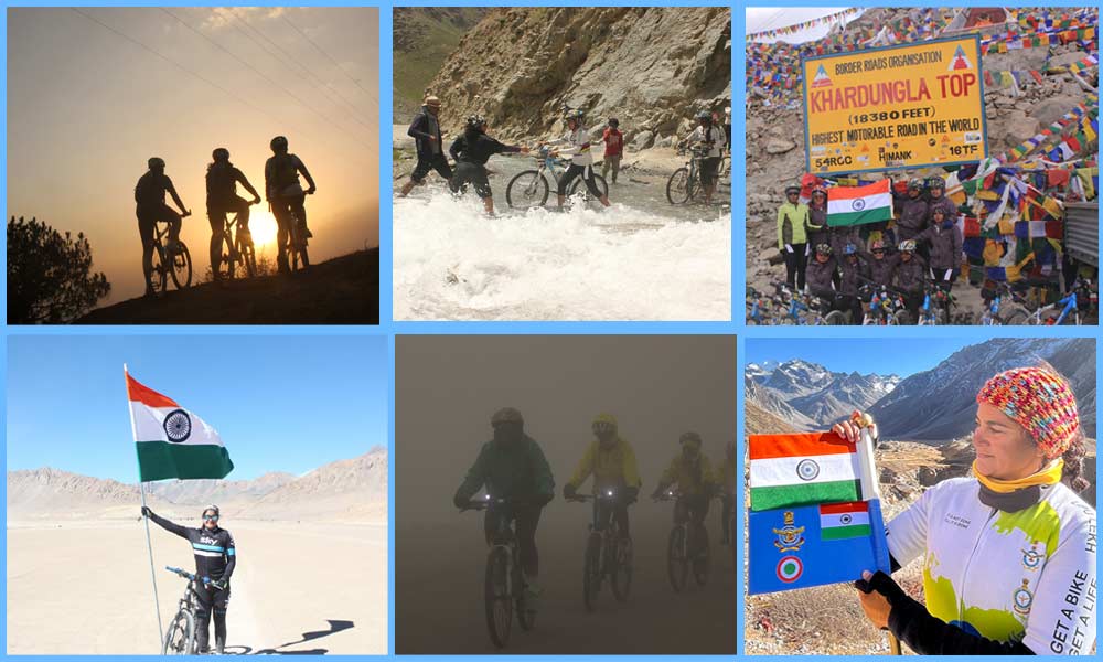 Bhavana Mehra leading and participating in cycling expeditions 