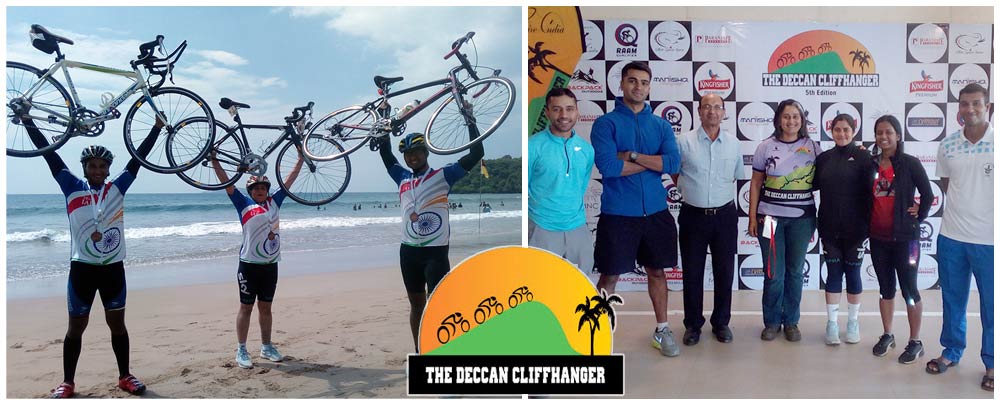 Bhavana Mehra winner of team event at the Deccan Cliffhanger Ultracycle Race