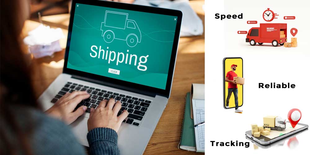 Online shipping platform ensuring speed, reliability, and tracking convenience