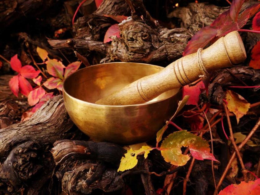 Singing bowls used for sound therapy and healing