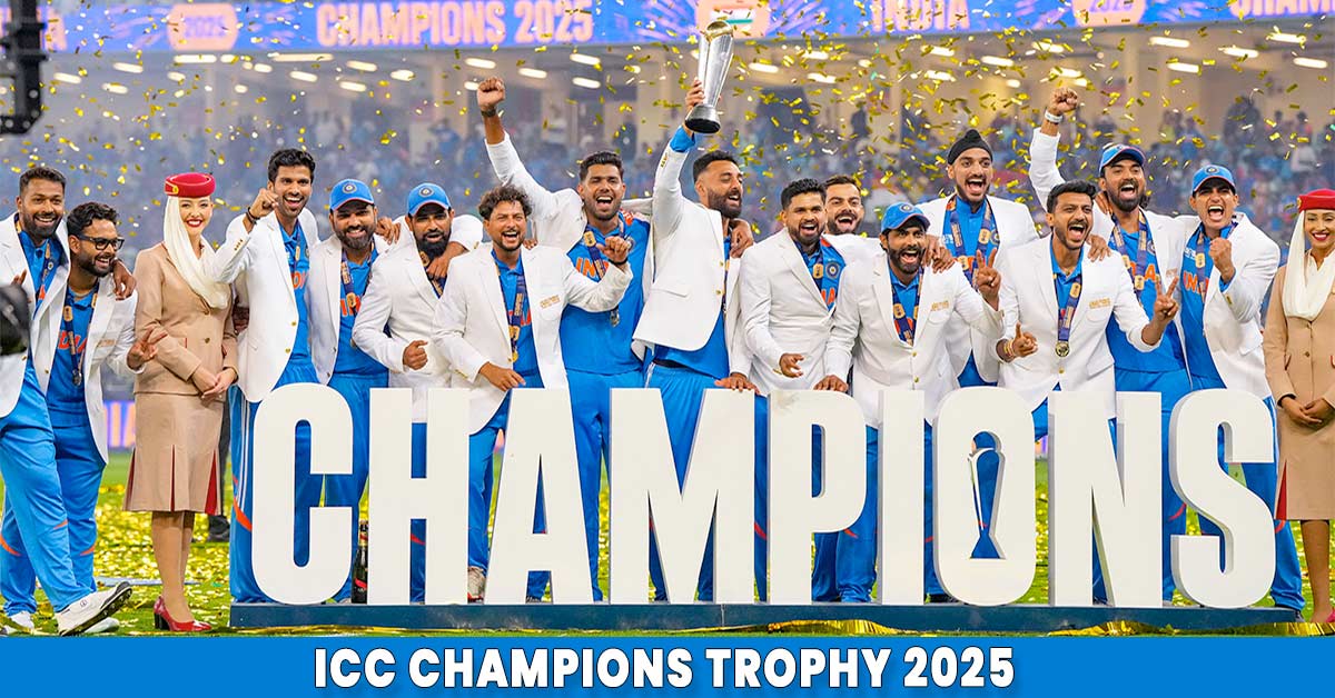 Champions Trophy 2025: India’s Victory, Prize Money Breakdown & Key Takeaways