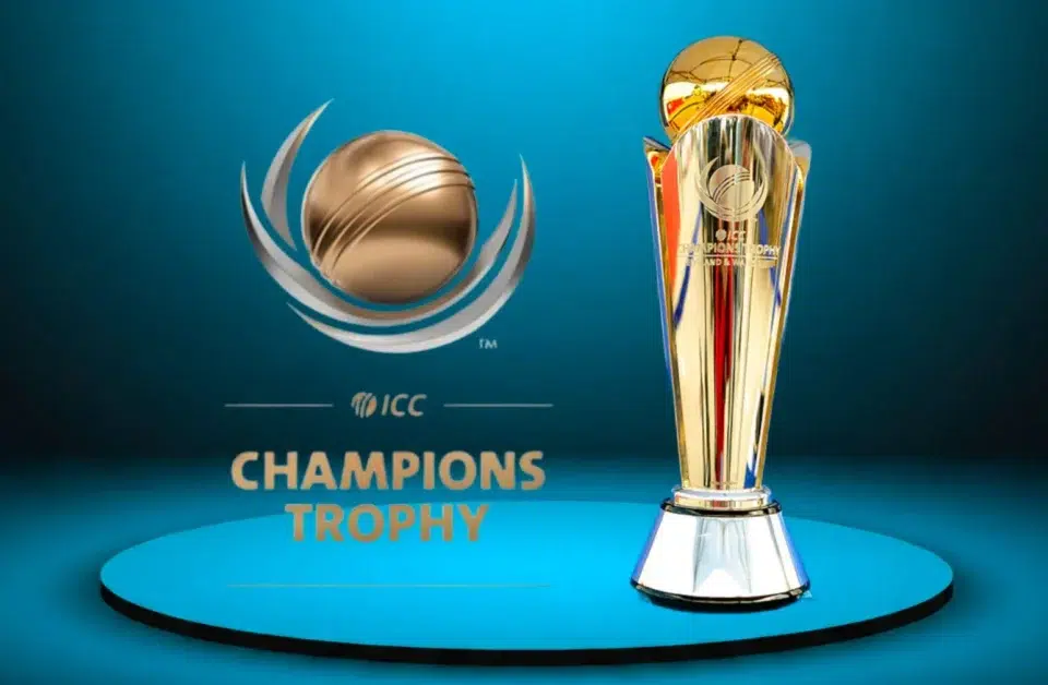 ICC Champions Trophy 2025 logo and trophy image