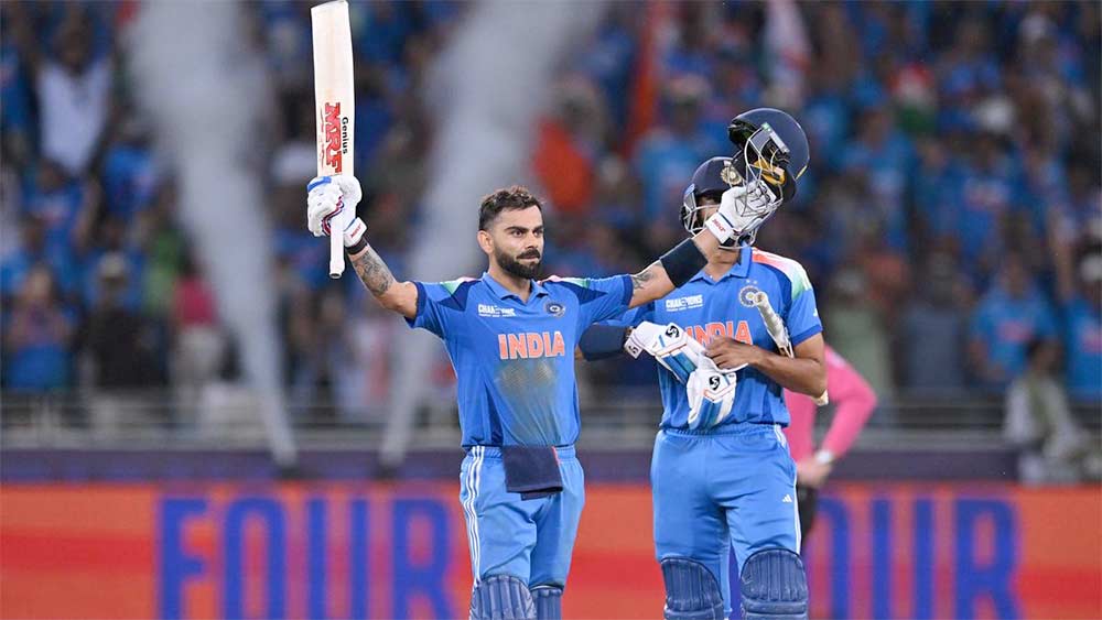 Virat Kohli leading India to victory against Pakistan