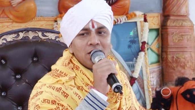 Pandori Dham's Present spiritual head Shri Raghubir Daas Ji speaking
