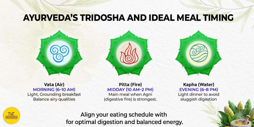 Healthy eating habits with meal timings