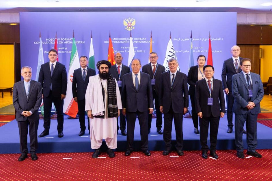 Regional leaders attend Moscow Format meeting on Afghanistan 2025.