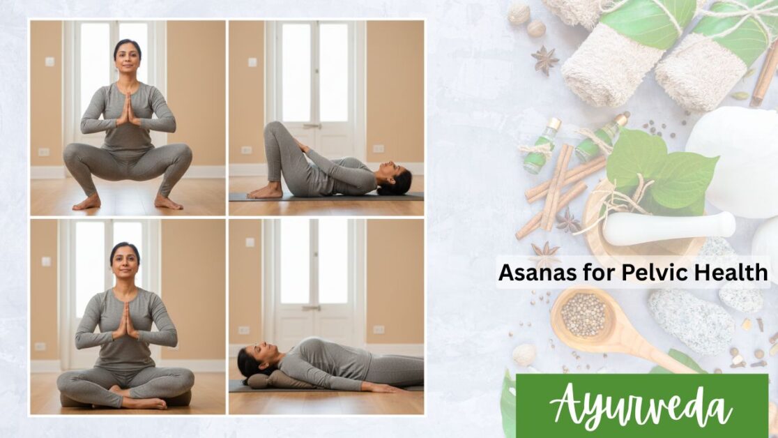 Yoga-based posture and breath supporting pelvic awareness