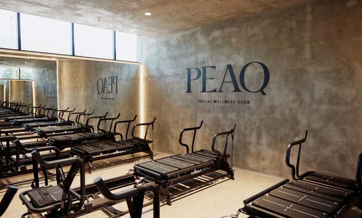 PEAQ Dubai social wellness club fitness studio with training equipment