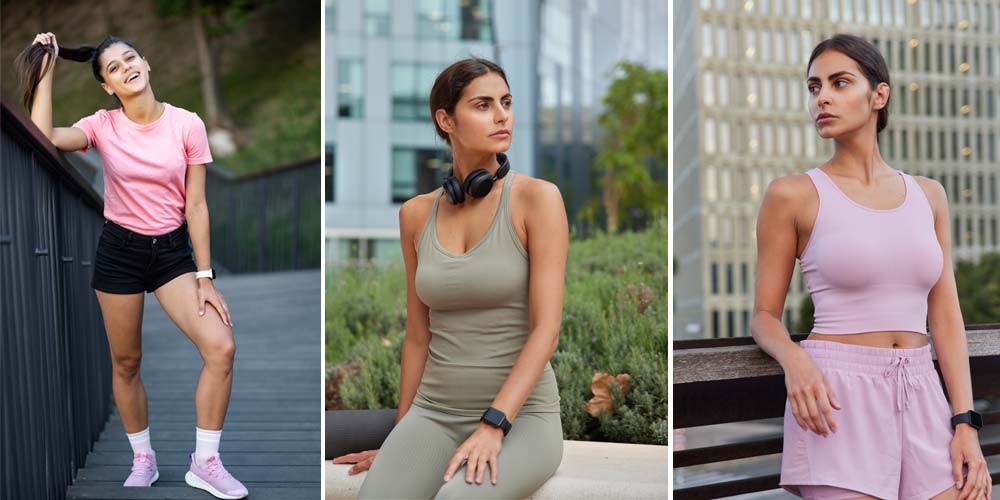 Different breathable activewear styles for workouts and daily fitness routines