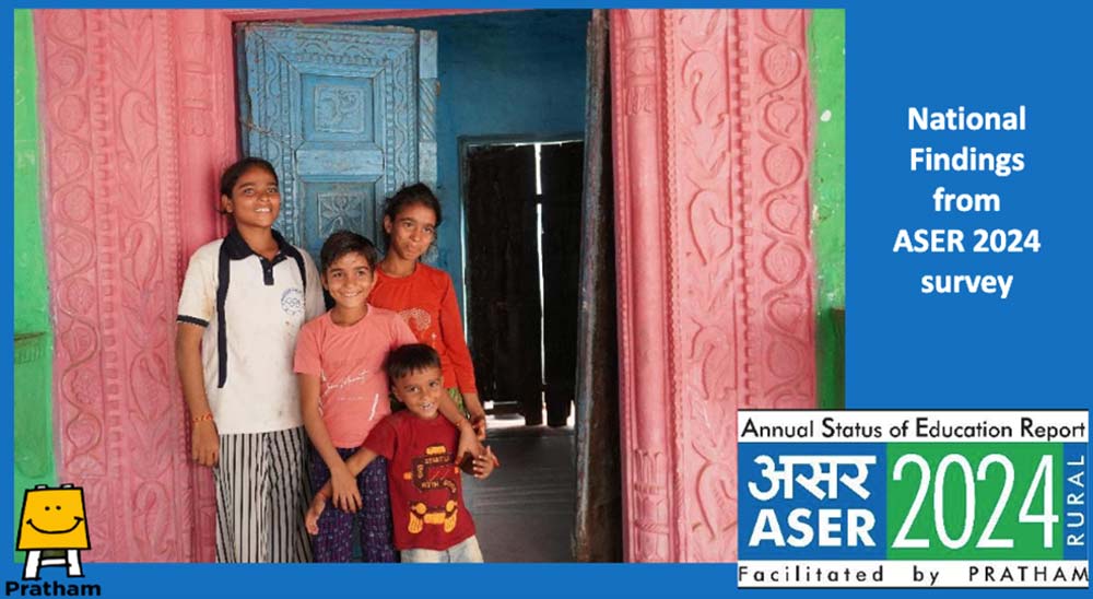 ASER 2024 survey highlights education and learning outcomes across rural India