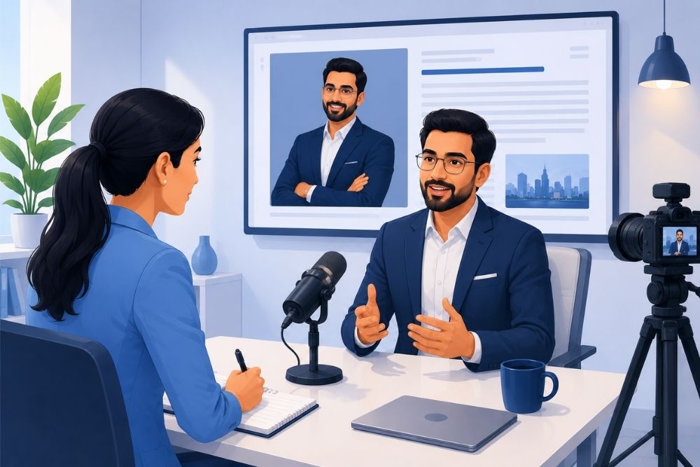 Business expert developing authority through media interviews and independent editorial coverage.