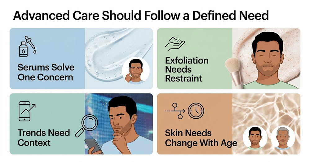 Four advanced skincare choices for serums exfoliation trends and ageing